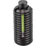 KIPP K1371.08 SPRING PLUNGER STANDARD SPRING FORCE D=M08 L=22 STEEL, FLACH, MIT GEWINDESICHERU, COMP:PIN STEEL
