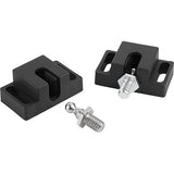 KIPP K1294.500 BALL CATCH F1=50, POLYAMIDE BLACK, COMP:STEEL GALVANIZED