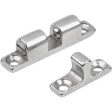 KIPP K0583.700 DOUBLE BALL CATCH, L=70, B=13, H=17, A=60, ZINC CHROMED, COMP:BALL STAINLESS STEEL