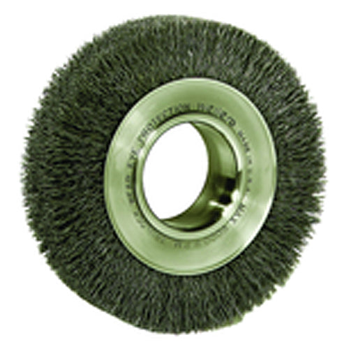 Weiler MK5103100 7" Diameter-2" Arbor Hole - Crimped Steel Wire Straight Wheel