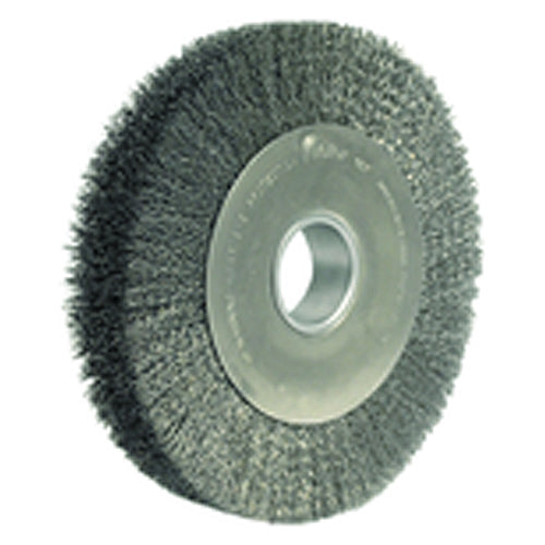 Weiler MK5103190 10" Diameter-2" Arbor Hole - Crimped Steel Wire Straight Wheel