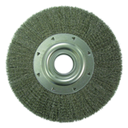 Weiler MK5103220 12" Diameter-2" Arbor Hole - Crimped Steel Wire Straight Wheel