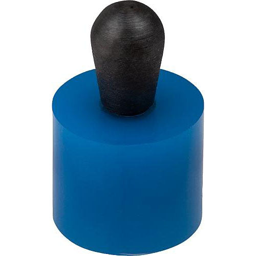 KIPP K1733.100609 LATERAL SPRING PLUNGER LIGHT SPRING FORCE D=10, D2=9,9, L1=10,3, PLASTIC BLUE, COMP:STEEL, L=9, D1=6
