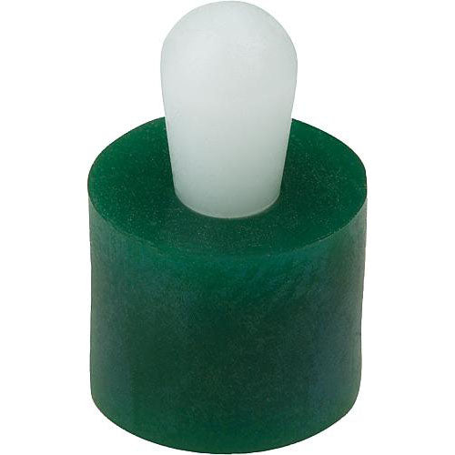 KIPP K1733.320813 LATERAL SPRING PLUNGER INTENSIFIED SPRING FORCE D=12, D2=11,9, L1=13,3, PLASTIC GREEN, COMP:POM, L=13, D1=8