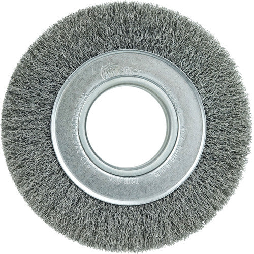 Weiler MK5106040 6" Diameter-2" Arbor Hole - Crimped Steel Wire Straight Wheel