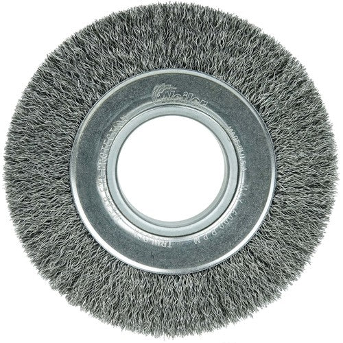 Weiler MK5106080 6" Diameter-2" Arbor Hole - Crimped Steel Wire Straight Wheel