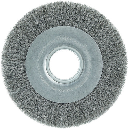 Weiler MK5106090 8" Diameter-2" Arbor Hole - Crimped Steel Wire Straight Wheel