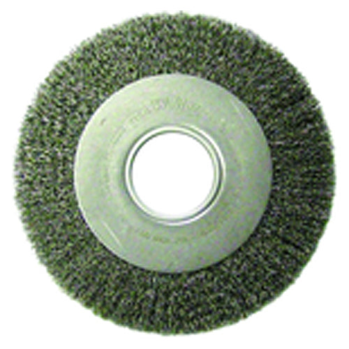Weiler MK5106120 8" Diameter-2" Arbor Hole - Crimped Steel Wire Straight Wheel