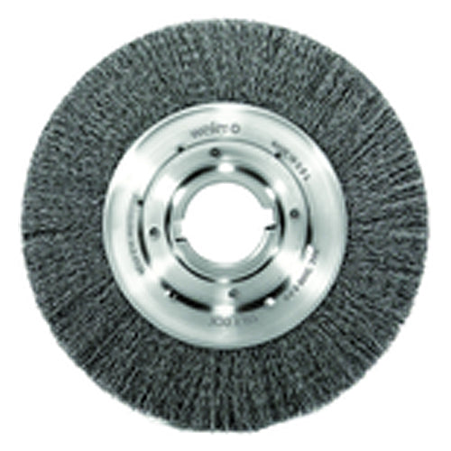 Weiler MK5106160 10" Diameter-2" Arbor Hole - Crimped Steel Wire Straight Wheel