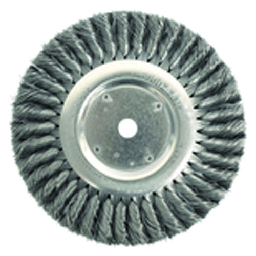 Weiler MK5108135 8" Diameter-5/8" Arbor Hole - Knot Twist Steel Wire Straight Wheel
