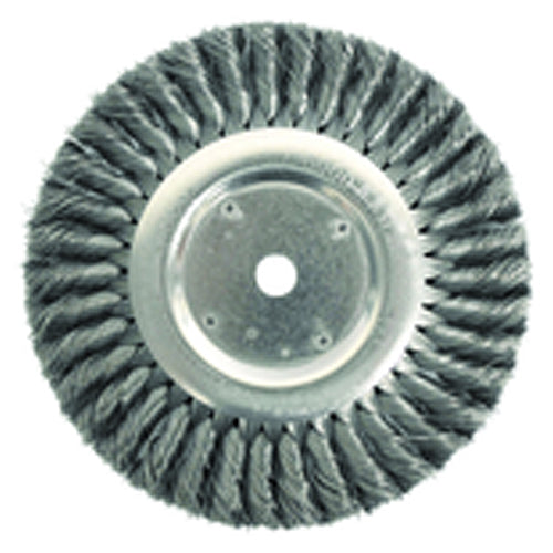 Weiler MK5108145 8" Diameter-5/8" Arbor Hole - Knot Twist Steel Wire Straight Wheel