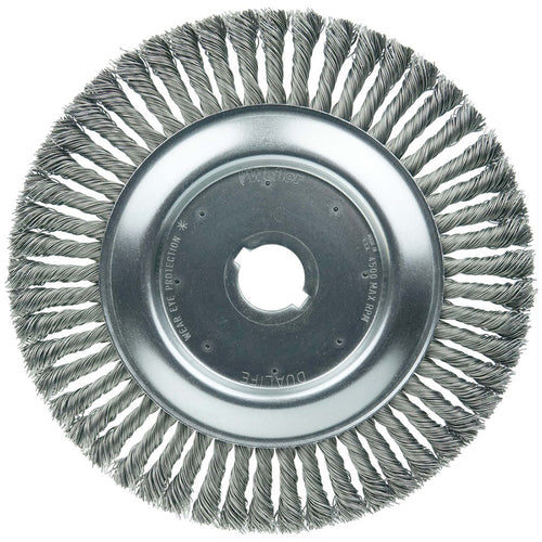 Weiler MK5108879 10" Diameter-1 1/4" Arbor Hole - Cable Twist Steel Wire Straight Wheel