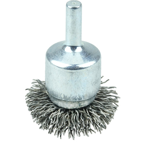 Weiler MK5110038 1 1/2" Diameter - Steel Wire Flared End Brush