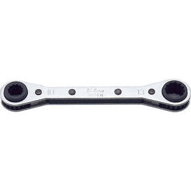 Ko-ken 102KM.BH-9.10x11.12 Ratcheting Ring Wrench  9-10x11-12mm 12 point Length 141mm Reversible 4 sizes