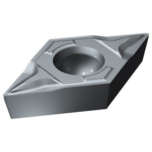 Sandvik Coromant FF87DCMT12169 DCMT 3252 PF 5015, 0.032 Corner Radius, 0.156 Thick, 3/8 Inscribed Circle, Uncoated, Turning Indexable Insert