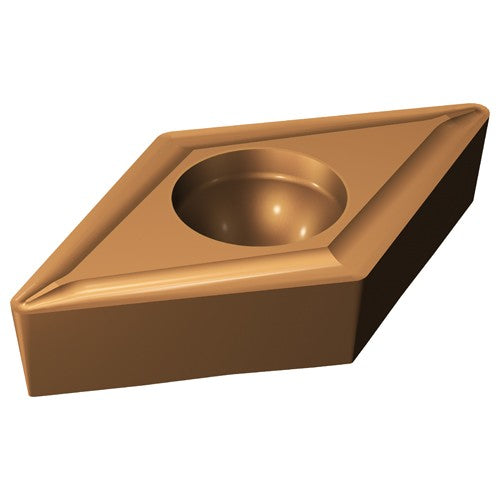Sandvik Coromant FF87DCMT43622 DCMT 2151 UF 1125, 0.016 Corner Radius, 0.094 Thick, 1/4 Inscribed Circle, TiAlN, Turning Indexable Insert