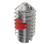JERGENS BALL PLUNGER, 10-32, LF, SS, LOCKING - 11105