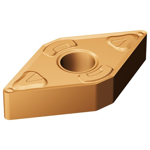 Sandvik Coromant FF87DNMG64287 DNMG 441 XF GC15, 0.016 Corner Radius, 1/4 Thick, 1/2 Inscribed Circle, TiAlN, Turning Indexable Insert