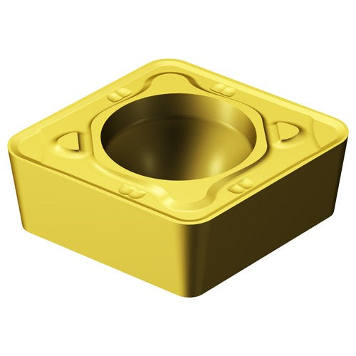 Sandvik Coromant FF87CCMT10547 CCMT 3252 MR 2015, 0.032 Corner Radius, 0.156 Thick, 3/8 Inscribed Circle, TiCN|Al2O3|TiN, Turning Indexable Insert