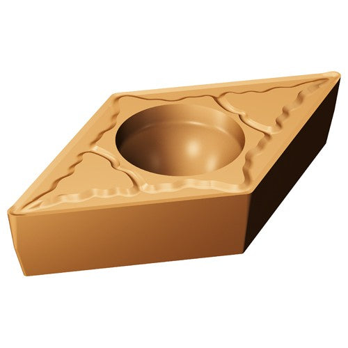 Sandvik Coromant FF87DCMT46806 DCMT 3253 MM 1115, 0.047 Corner Radius, 0.156 Thick, 3/8 Inscribed Circle, TiAlN|AlCr2O3, Turning Indexable Insert