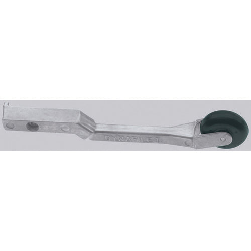 Dynabrade PF3111204 Contact Arm Assembly, 1" Dia.x3/8" W, Radiused Rubber Wheel, Loose Belt Application