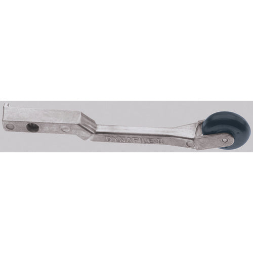 Dynabrade PF3111219 Contact Arm Assembly, 1" Dia.x3/8" W, Radiused Rubber Wheel, with no Platen