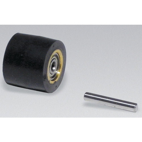 Dynabrade PF3111282 Contact Wheel Assembly, 3/4" Dia.x5/8" Wx3/8" I.D., Crown Face, 70 Duro Rubber