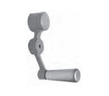 JERGENS HANDLE, CRANK, 2-5/16 ALUMINU, GREY ENAMEL FINISH - 11301