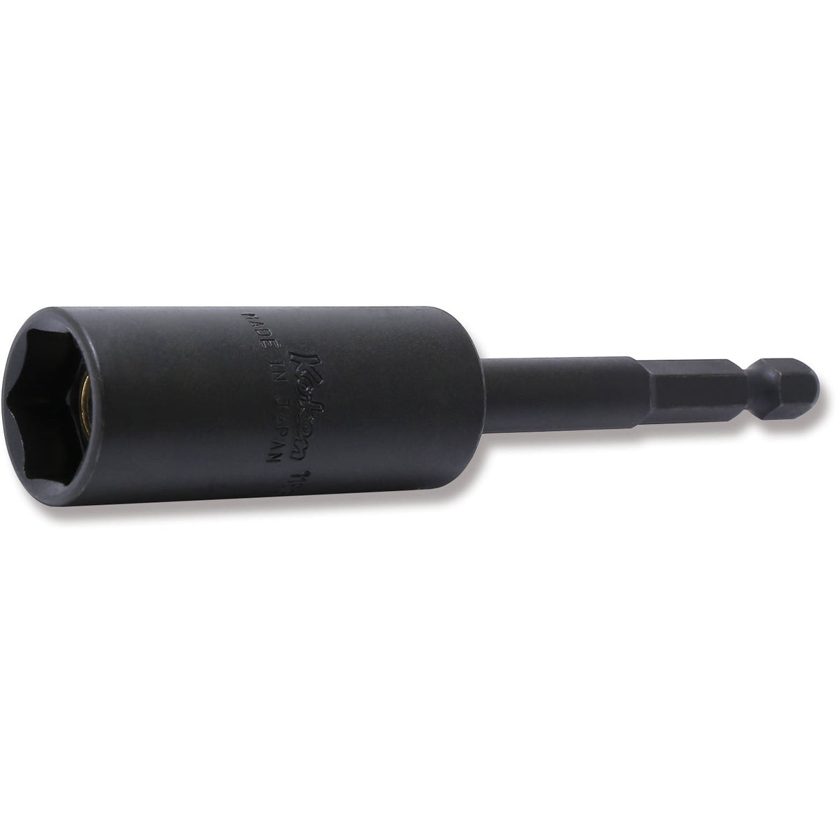 Ko-ken 115G.100-14 1/4 Hex Dr. Nut Setter  14mm 6 point Length 100mm Slide Magnet