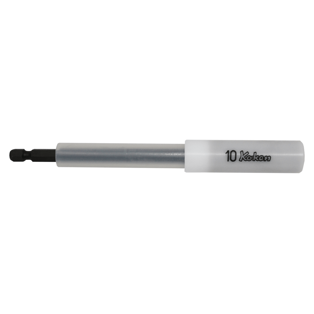 Ko-ken 115G.150-10FR 1/4 Hex Dr. Nut Setter with Plastic Protector  10mm 6 point Length 150mm Slide Magnet Turnable POM cover