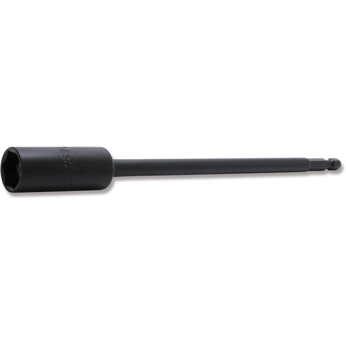 Ko-ken 115G.200-14 1/4 Hex Dr. Nut Setter  14mm 6 point Length 200mm Slide Magnet