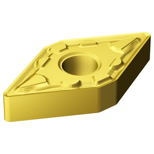 Sandvik Coromant FF87DNMG01583 DNMG 332 MM 2025, 0.032 Corner Radius, 0.187 Thick, 3/8 Inscribed Circle, TiCN|Al2O3|TiN, Turning Indexable Insert