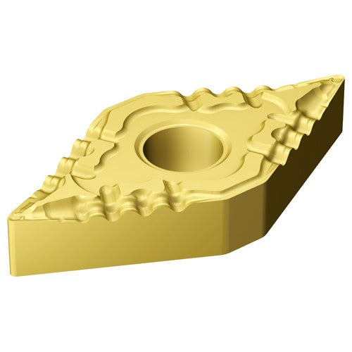 Sandvik Coromant FF87DNMG26064 DNMG 431 PF 1525, 0.016 Corner Radius, 0.187 Thick, 1/2 Inscribed Circle, TiCN, Turning Indexable Insert