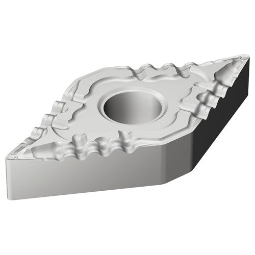 Sandvik Coromant FF87DNMG85510 DNMG 441 PF 5015, 0.016 Corner Radius, 1/4 Thick, 1/2 Inscribed Circle, Uncoated, Turning Indexable Insert