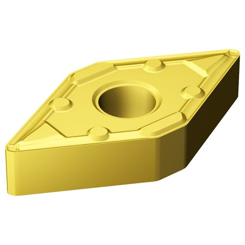 Sandvik Coromant FF87DNMX04399 DNMX 432 WF 2015, 0.032 Corner Radius, 0.187 Thick, 1/2 Inscribed Circle, TiCN|Al2O3|TiN, Turning Indexable Insert