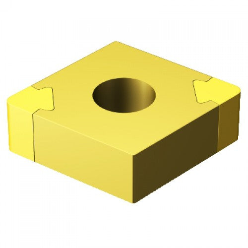 Sandvik Coromant FF84CNGA29431 CNGA 431 AWH 7015, 0.016 Corner Radius, 0.187 Thick, 1/2 Inscribed Circle, TiN, Turning Indexable Insert