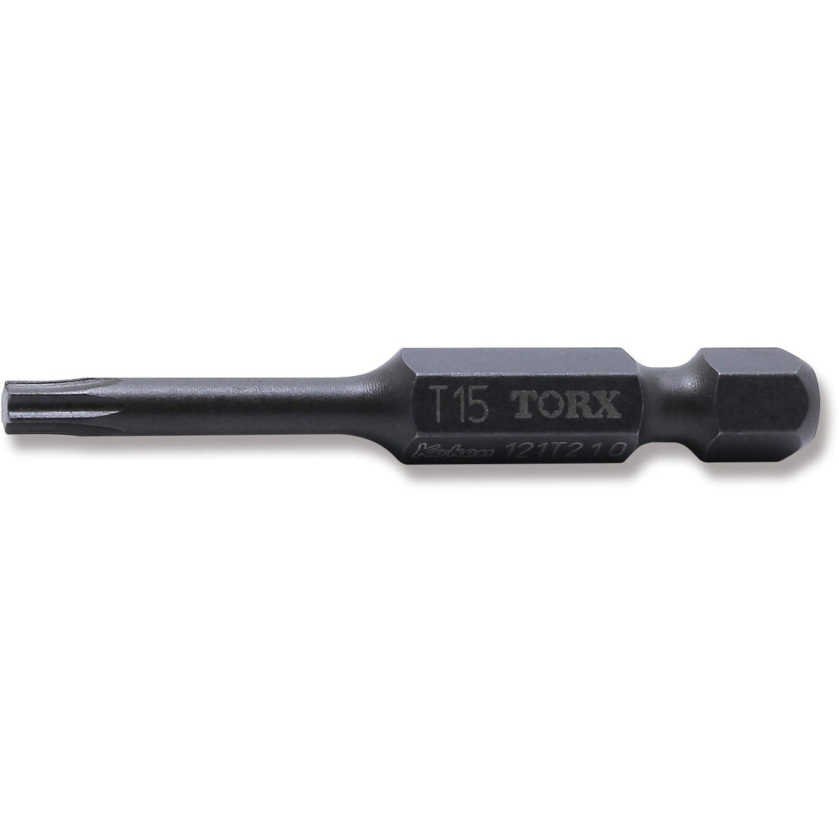 Ko-ken 121T.50-T15 1/4 Hex Dr. Bit TORX T15  Length 50mm