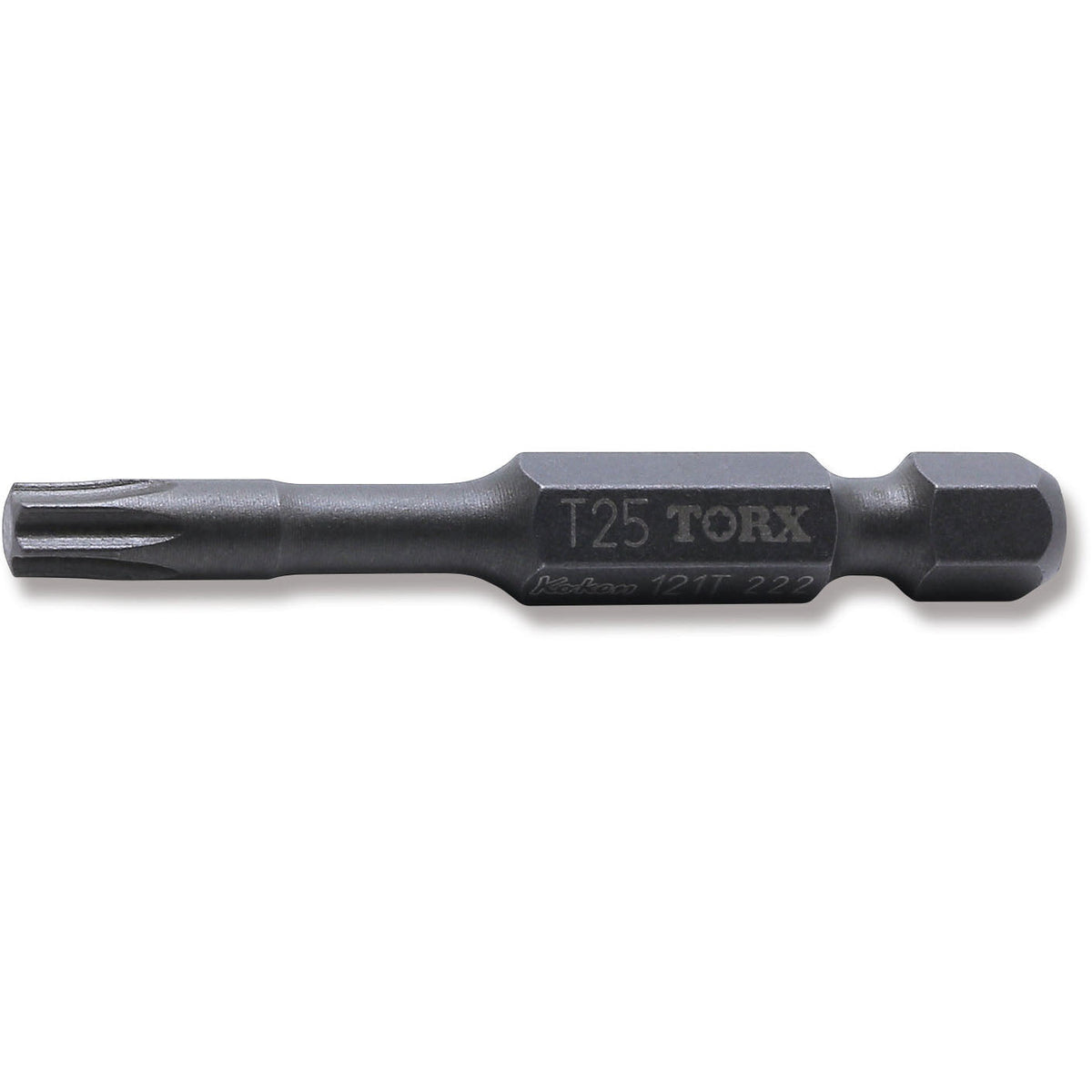 Ko-ken 121T.50-T25 1/4 Hex Dr. Bit TORX T25  Length 50mm
