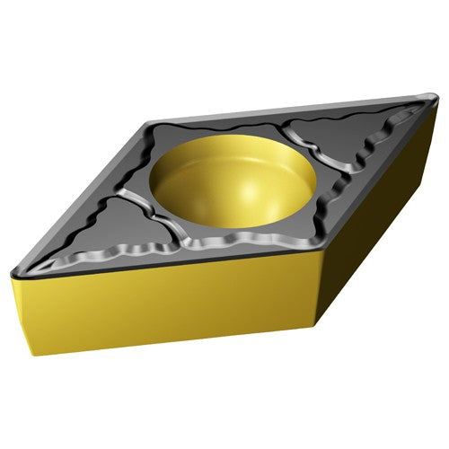 Sandvik Coromant FF87DCMT75194 DCMT 2152 PM 4325, 0.032 Corner Radius, 0.094 Thick, 1/4 Inscribed Circle, TiCN|Al2O3|TiN, Turning Indexable Insert