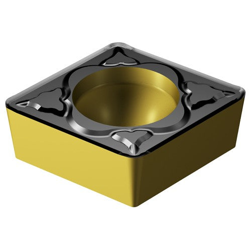 Sandvik Coromant FF87CCMT74900 CCMT 3251 PM 4325, 0.016 Corner Radius, 0.156 Thick, 3/8 Inscribed Circle, TiCN|Al2O3|TiN, Turning Indexable Insert