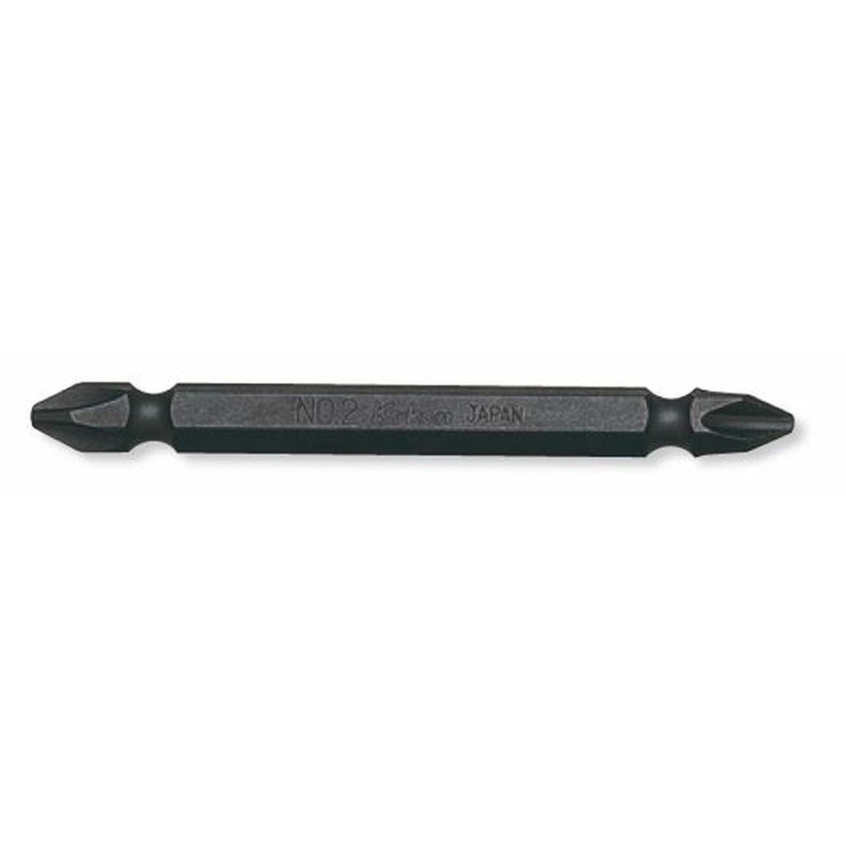 Ko-ken 123PG.75-3(9) 1/4 Hex Dr. Double Ended Bit  PH3  Length 75mm Magnetized