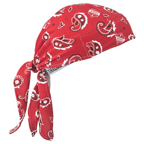 Ergodyne LF6512479 6615 High Performance Dew Rag Red Western