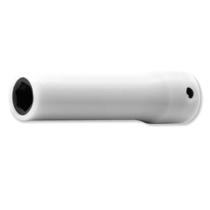 Ko-ken 13300M-12FR 3/8 Sq. Dr. Socket with Plastic Protector  12mm 6 point Length 80mm  Turnable POM cover