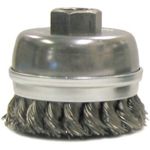 Weiler MK5113300 2-3/4" Diameter - Banded Knot Steel Wire Cup Wheel