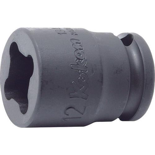 Ko-ken 13400-10WN 3/8 Sq. Dr. Socket  10mm 4 point Length 32mm Weld Nut