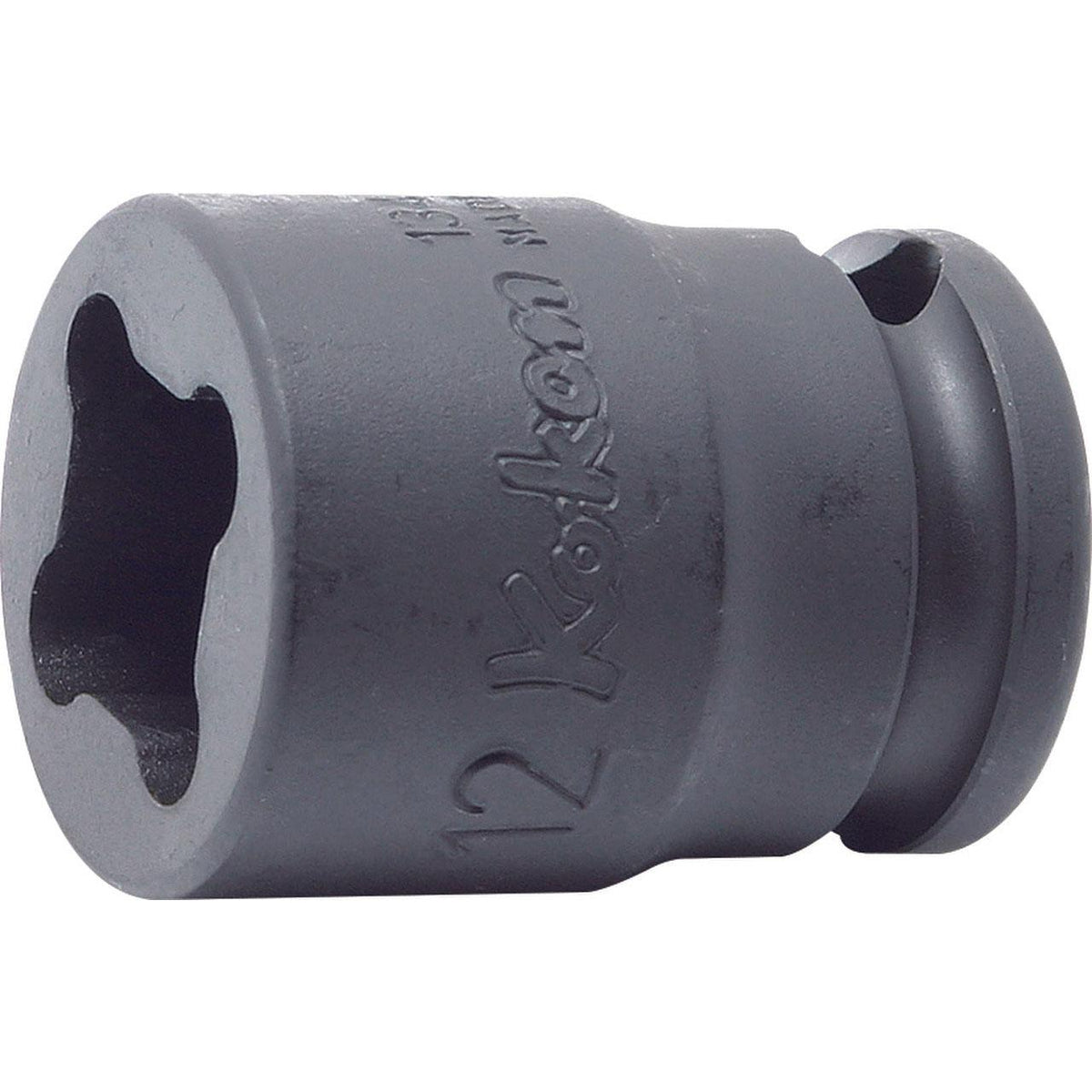 Ko-ken 13400-17WN 3/8 Sq. Dr. Socket  17mm 4 point Length 35mm Weld Nut