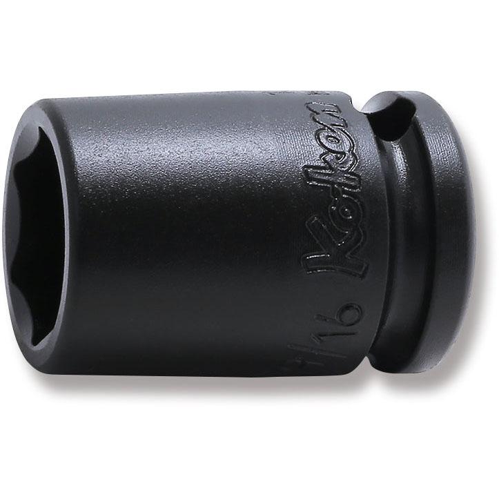Ko-ken 13400A-9/16 3/8 Sq. Dr. Socket  9/16 6 point Length 32mm