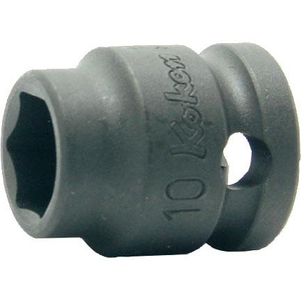Ko-ken 13401MS-10 3/8 Sq. Dr. Socket  10mm 6 point Length 22mm Thin walled