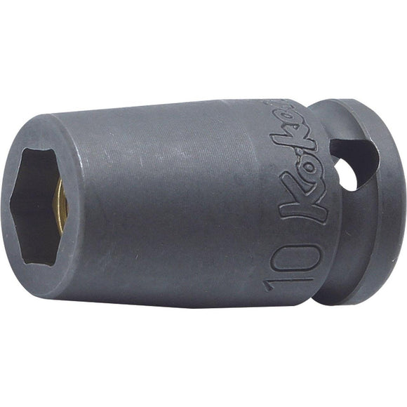 Ko-ken 13460AG-1/4 3/8 Sq. Dr. Socket  1/4 6 point Length 32mm Self-Tapping screw Magnet