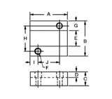 JERGENS CLAMP HEEL PAD, 1/4-20 - 13701